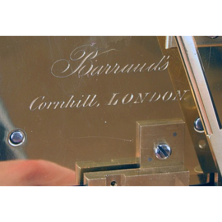 A Fine Quality Rosewood Bracket Clock by Barrauds of Cornhill, London