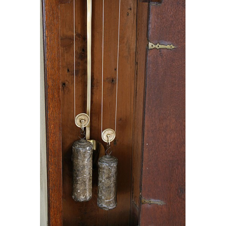 Oak Antique Longcase Clock by Charles Jaques of Chichester