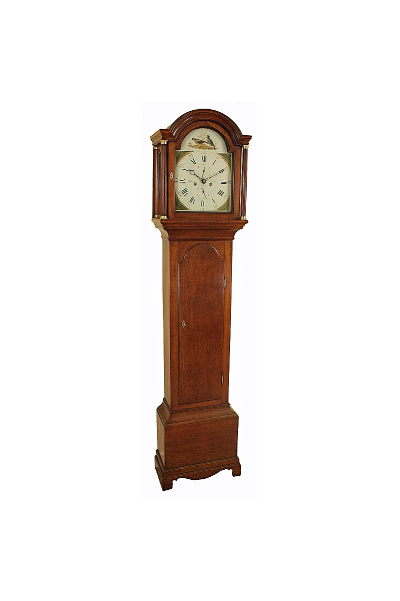 Antique Grandfather Clock of small proportions by Elliott of Ashford