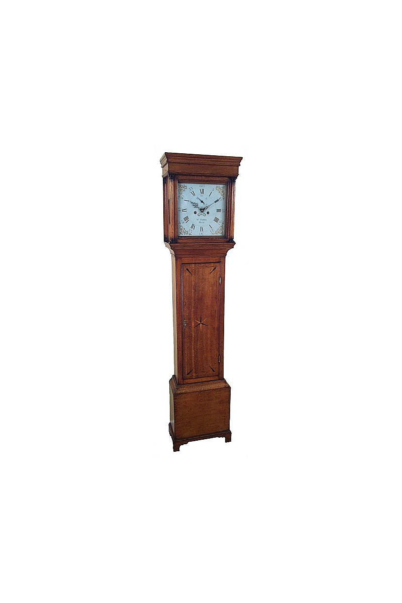 West Country Antique Oak Longcase Clock by Pratten of Bath