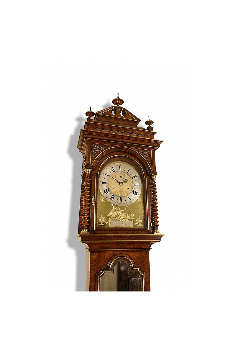 An impressive Month duration walnut Longcase clock by Charles Cabrier - London An impressive Month duration walnut Longcase clock by Charles Cabrier - London