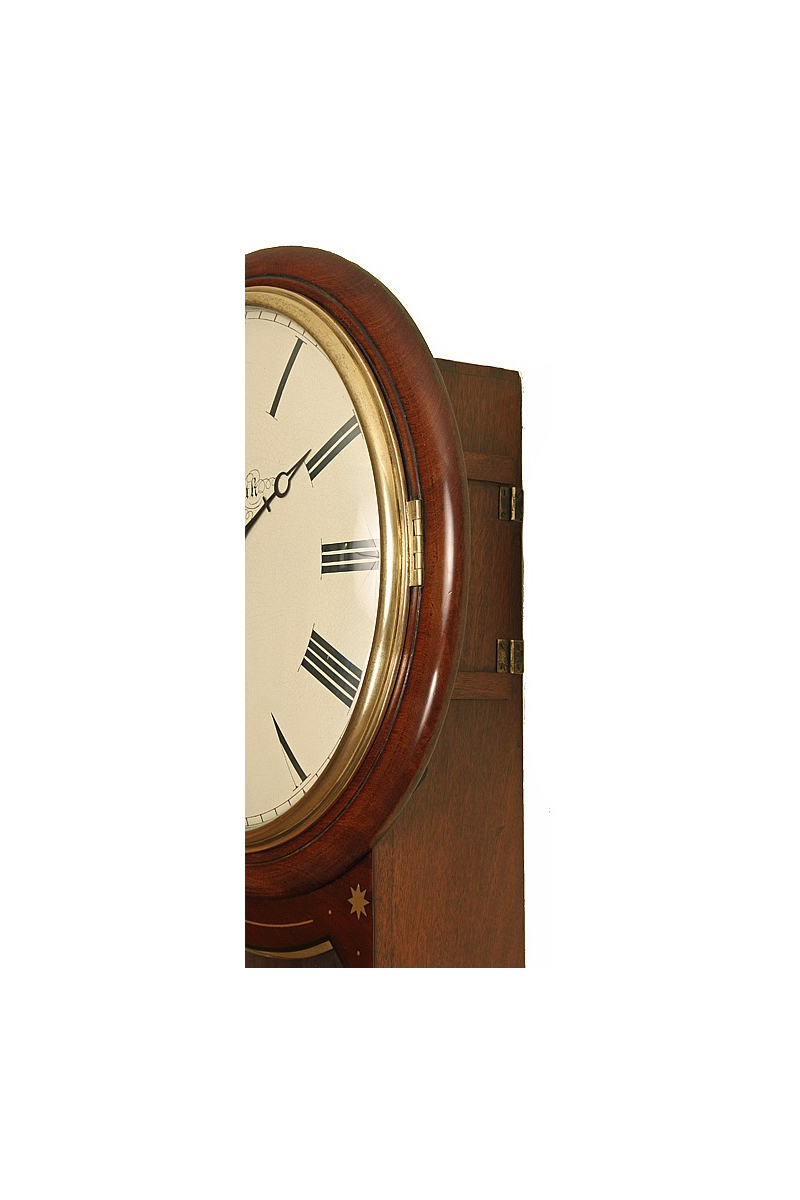 19th century Fusee Wall Clock by Evans of Handsworth