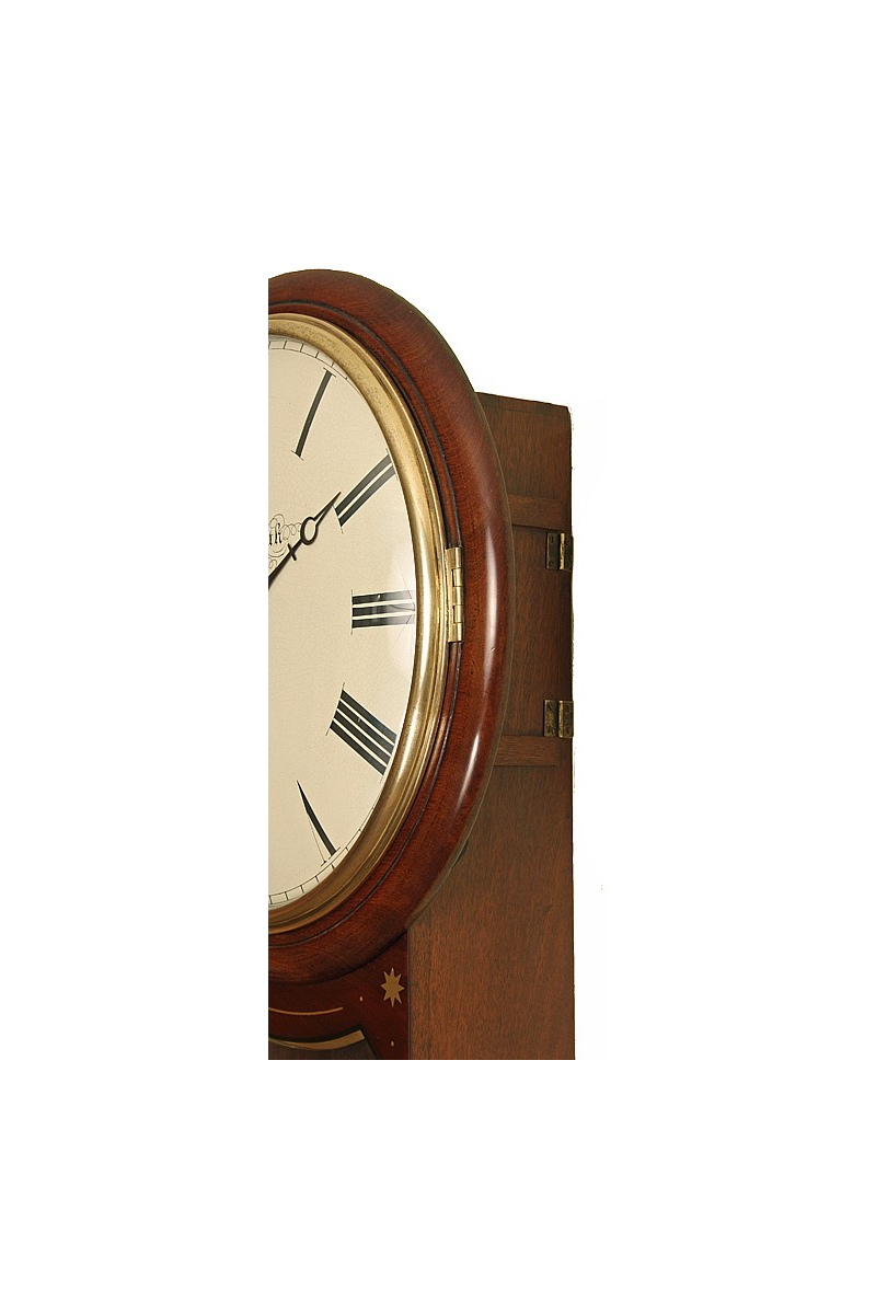 19th century Fusee Wall Clock by Evans of Handsworth 19th century Fusee Wall Clock by Evans of Handsworth