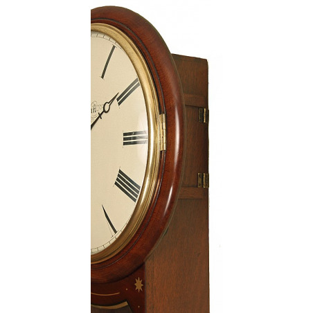 19th century Fusee Wall Clock by Evans of Handsworth