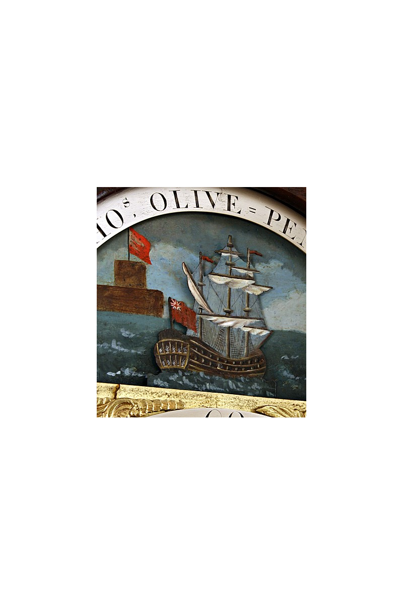 Rocking Ship Automata Longcase Clock by Olive of Penryn