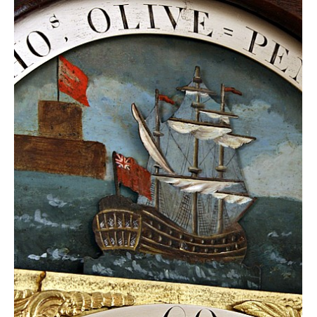 Rocking Ship Automata Longcase Clock by Olive of Penryn