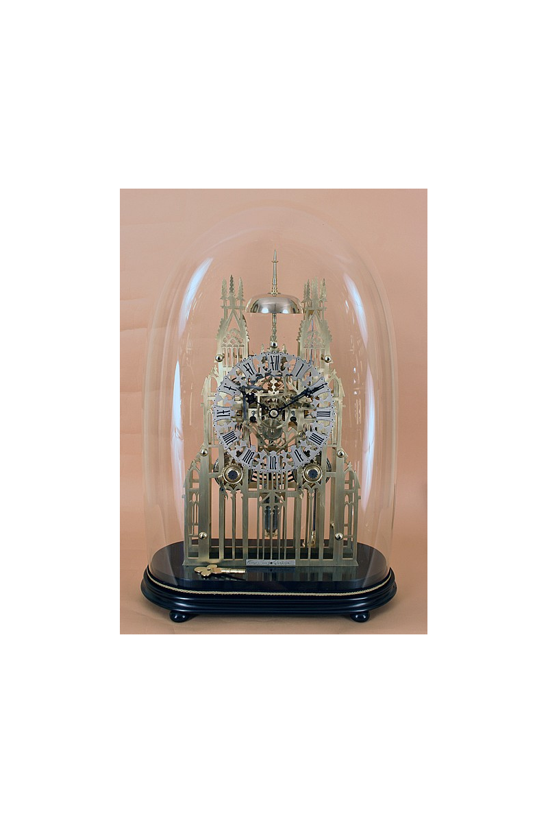 Large Skeleton Clock attributed to Evans of Handsworth