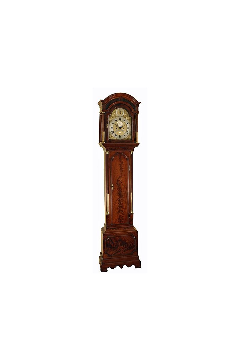 London Mahogany Longcase Clock by William Skeggs