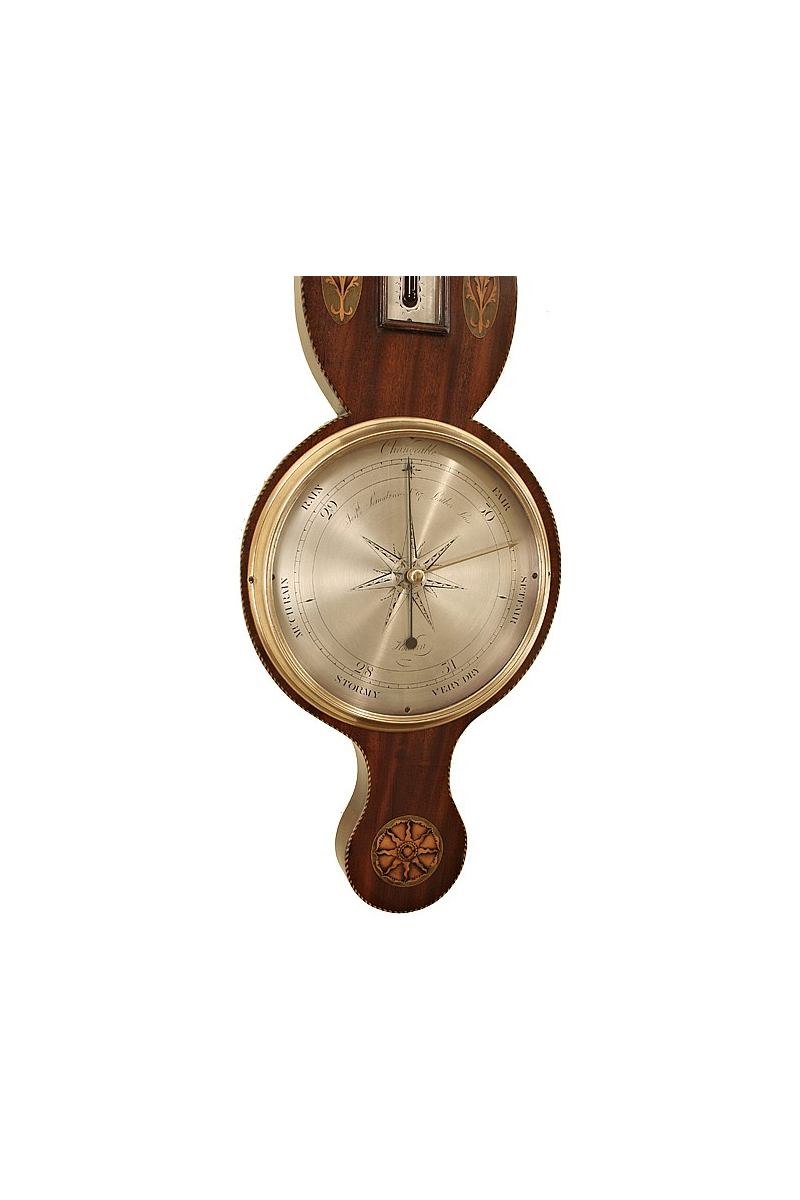 Early Wheel Barometer by Joseph Somalvico of Holborn, London