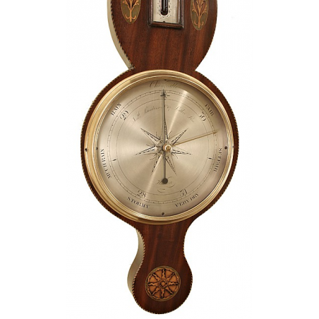 Early Wheel Barometer by Joseph Somalvico of Holborn, London