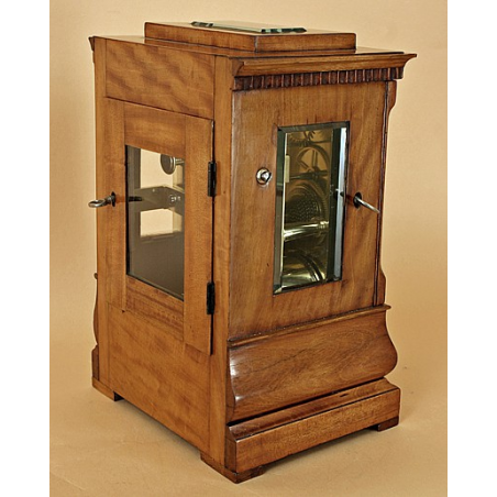 Rare Satinwood Mantel Clock of small size