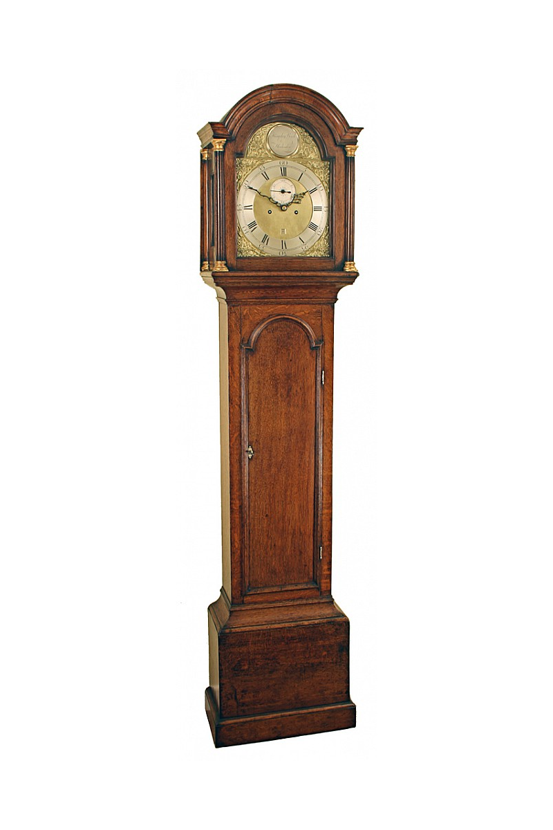 Oak Longcase Clock by Humphrey Birch of Hoddesdon