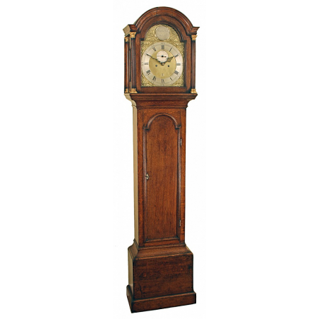 Oak Longcase Clock by Humphrey Birch of Hoddesdon