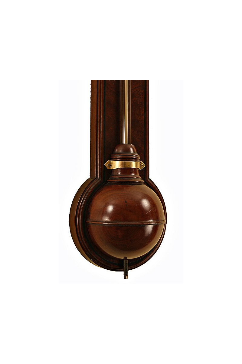 Mahogany Stick Barometer by Jacob Abraham of Bath