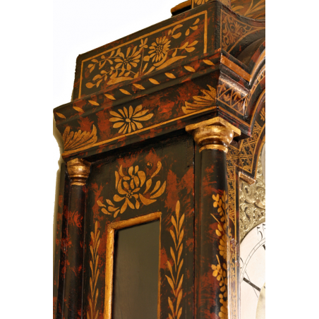 Chinoiserie Longcase Clock by Joseph Herring of London