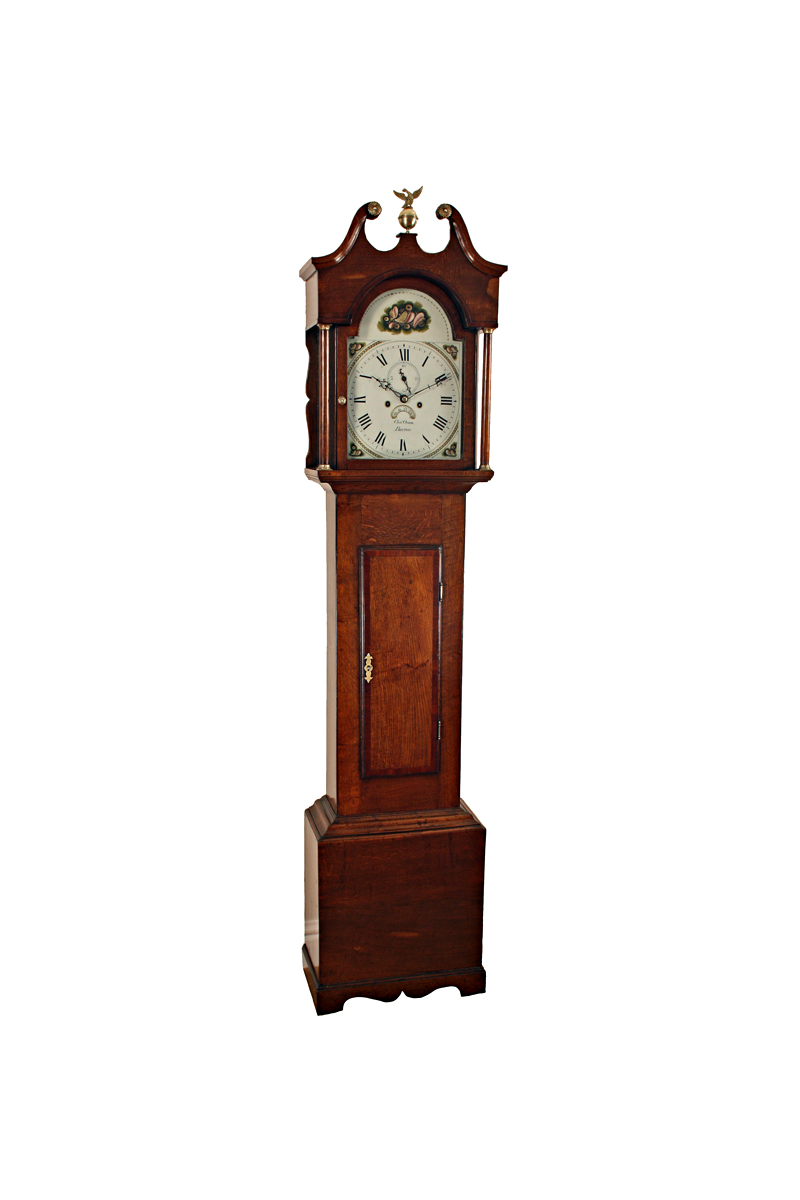 Somerset longcase clock by Oram of Bruton