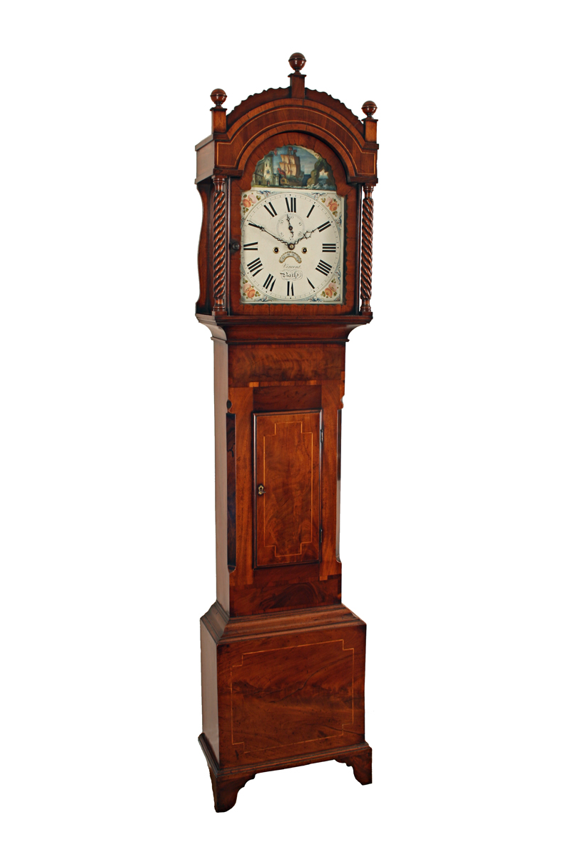 Rocking Ship Longcase Clock by Vincent of Bath