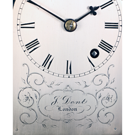 Small ebonised mantel clock by J. Dent of London