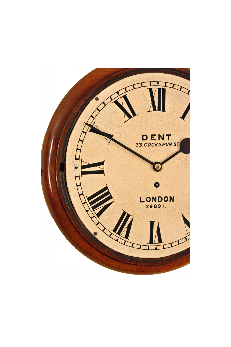 Fusee Wall Clock by Dent of London