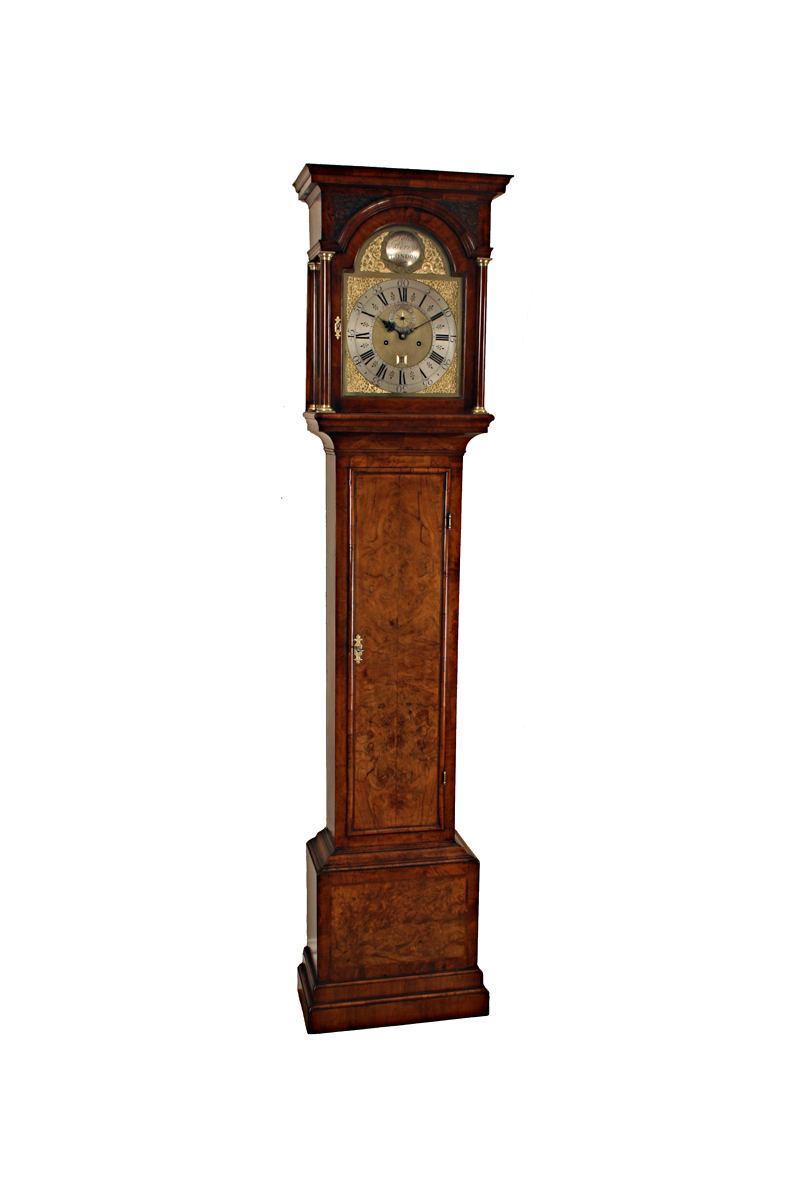 Excellent early 18th Century walnut Longcase Clock by Berry of London Excellent early 18th Century walnut Longcase Clock by Berry of London