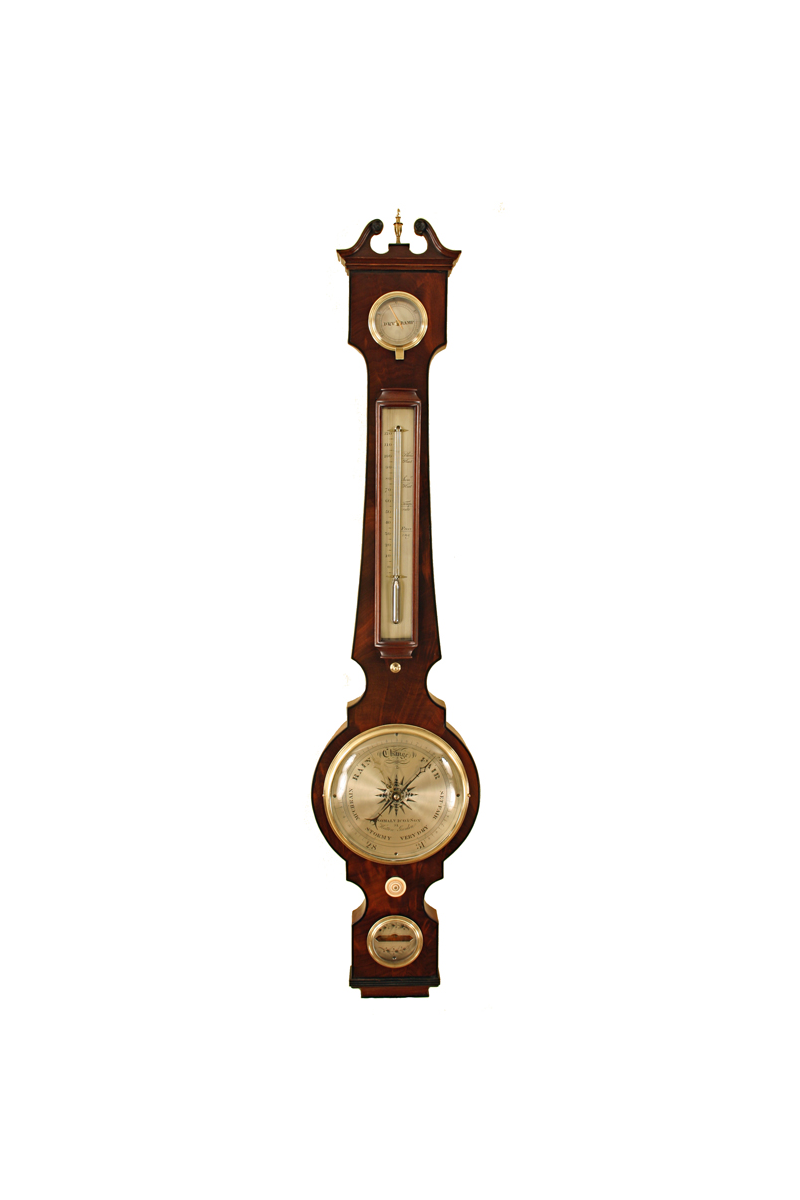 Rare Wheel Barometer by Somalvico of London