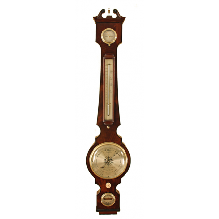 Rare Wheel Barometer by Somalvico of London
