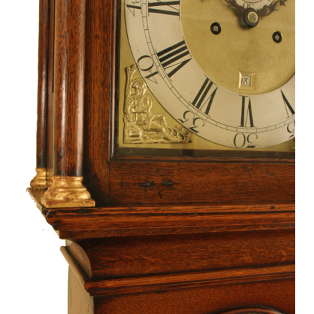 Oak Longcase Clock by Amyott of Norwich