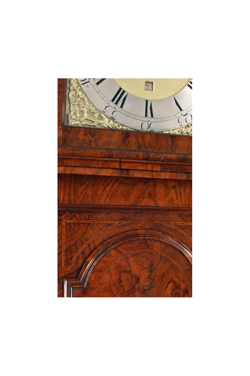 Fine walnut longcase clock by Thomas Hunter Jnr of London