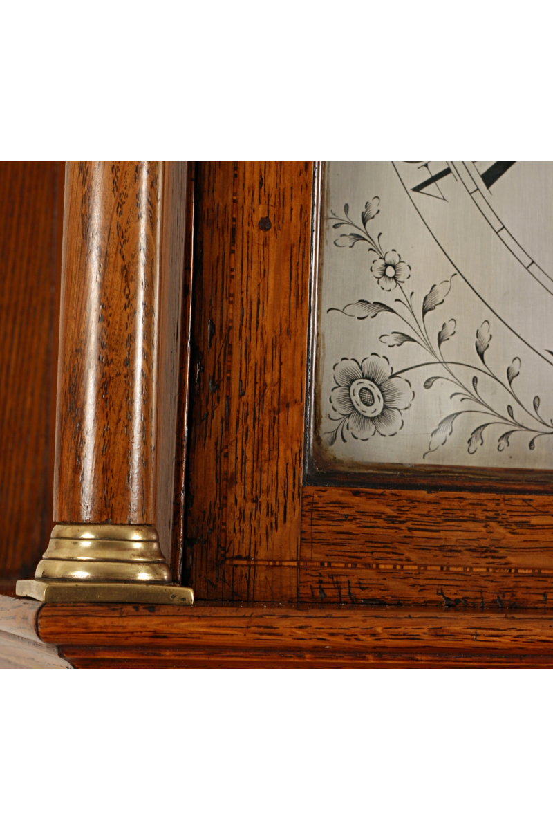 Moonphase Grandfather Clock by Wood of Stroud