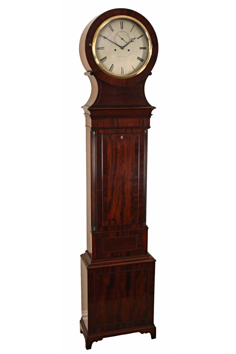 Drumhead longcase clock by James Whitelaw of Edinburgh
