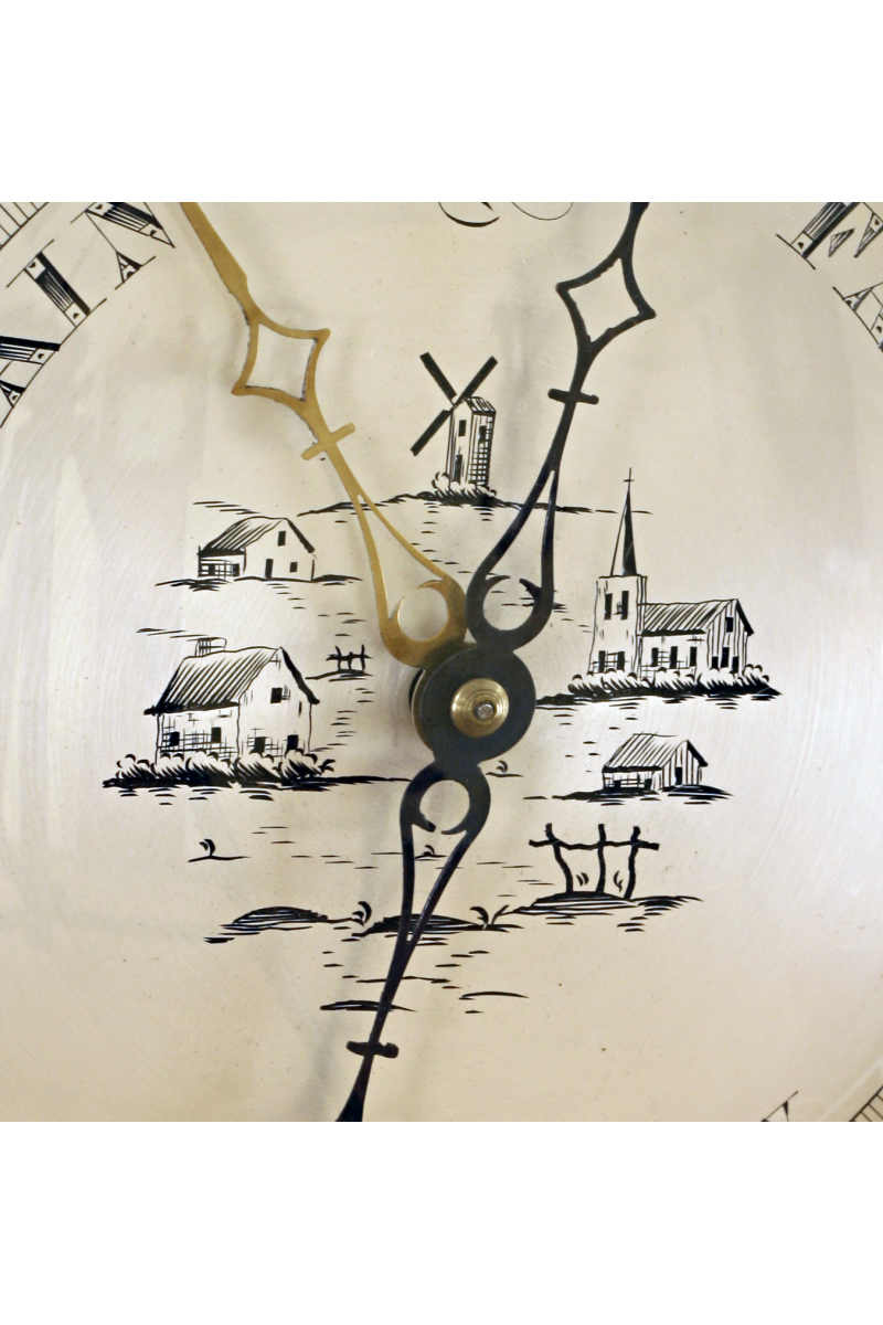 Mahogany wheel barometer by Giaccomelli of Belfast Mahogany wheel barometer by Giaccomelli of Belfast