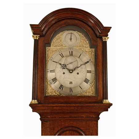 Oak Longcase Clock by Johnson of Halesworth