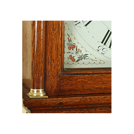 Early 19th century oak longcase clock