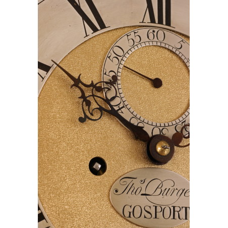 Small Walnut longcase clock by Burges of Gosport