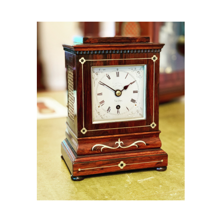 Small Georgian mantel clock by Price of London
