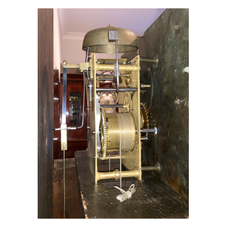 Oak longcase clock by Lynch of Newbury