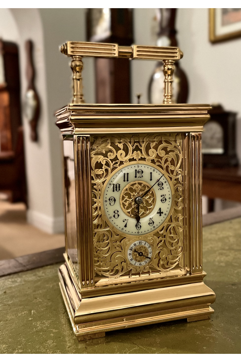 French Carriage Clock with...