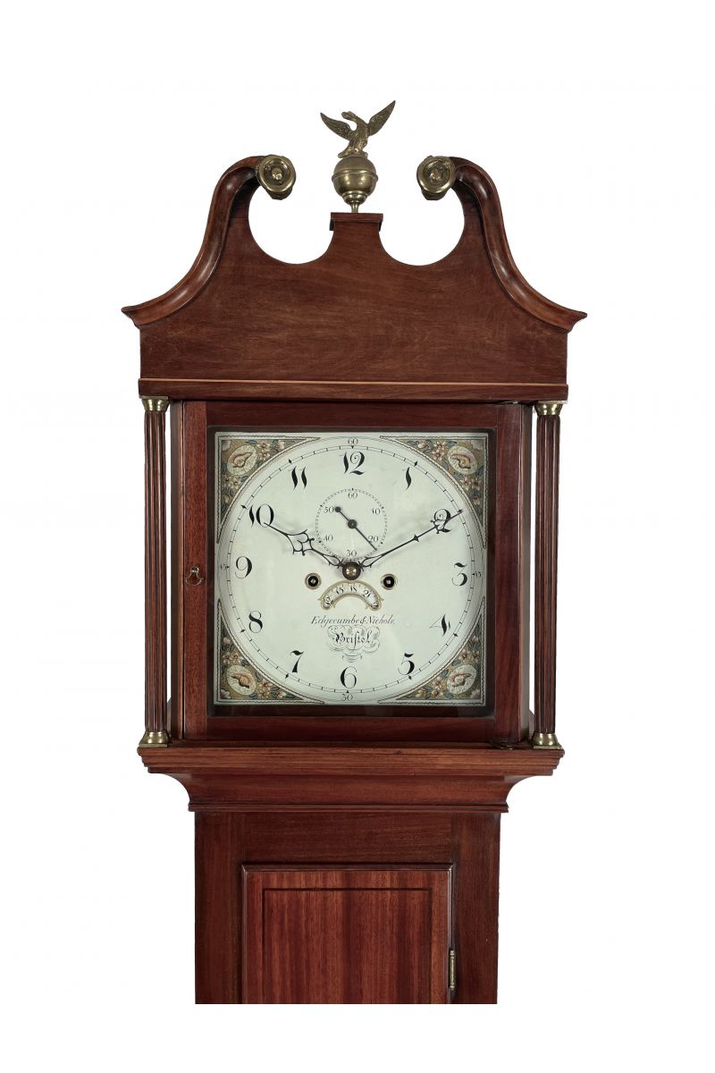 Mahogany longcase clock by...