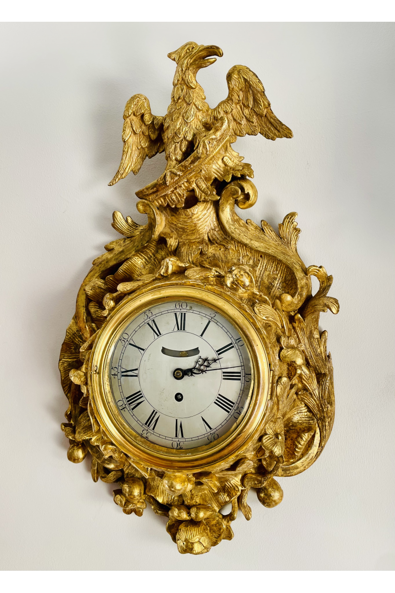 Rare 18th century Cartel Clock