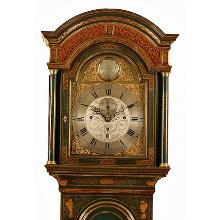 Chinoiserie Longcase Clock by William Harris of Chippenham