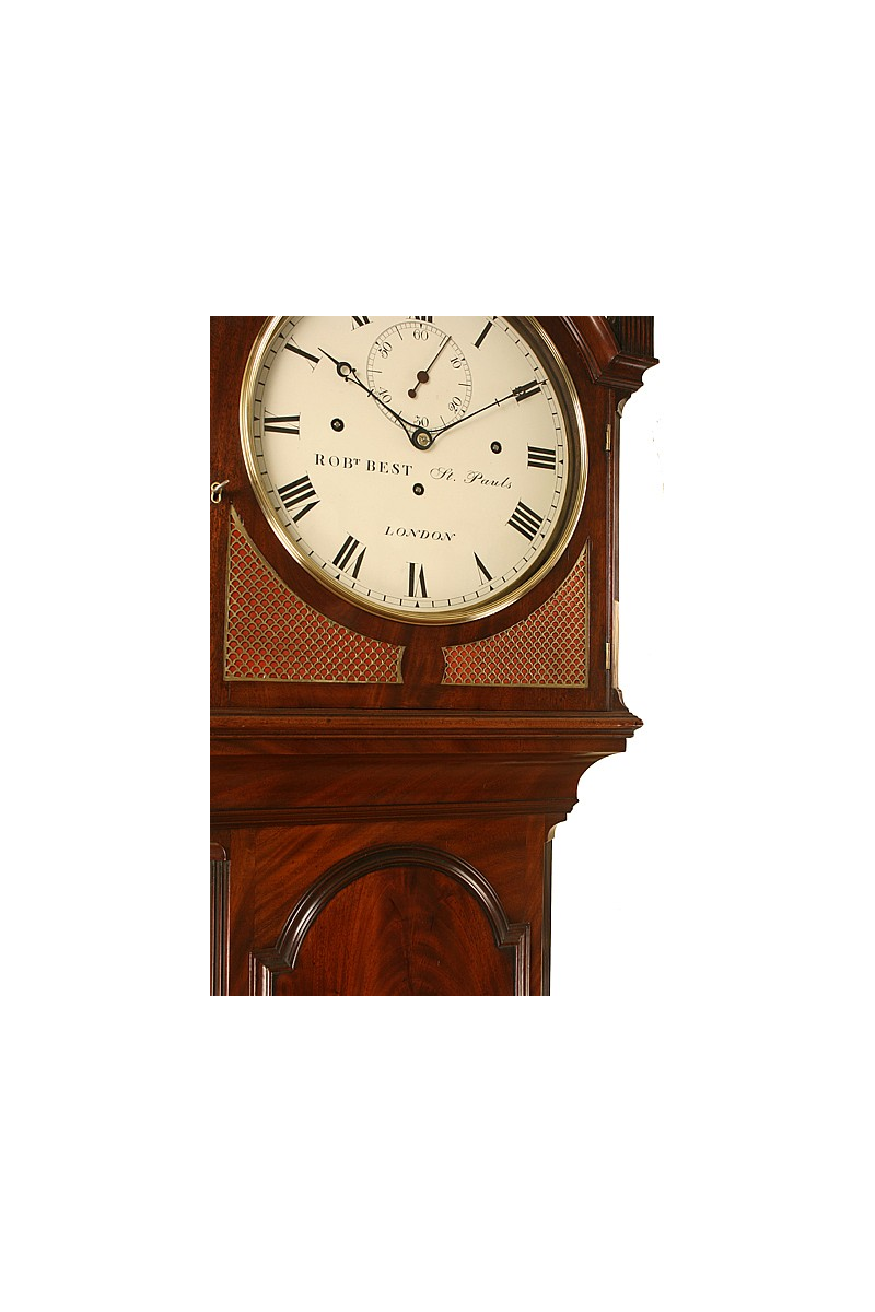Quarter Striking Antique Grandfather Clock by Robert Best of St Pauls, London Quarter Striking Antique Grandfather Clock by Robert Best of St Pauls, London