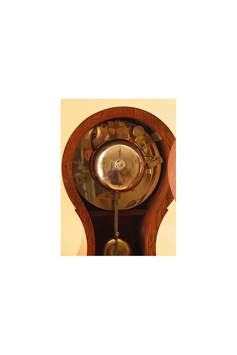 Balloon Mantel Clock by C. Lupton of Cornhill, London No: 3199