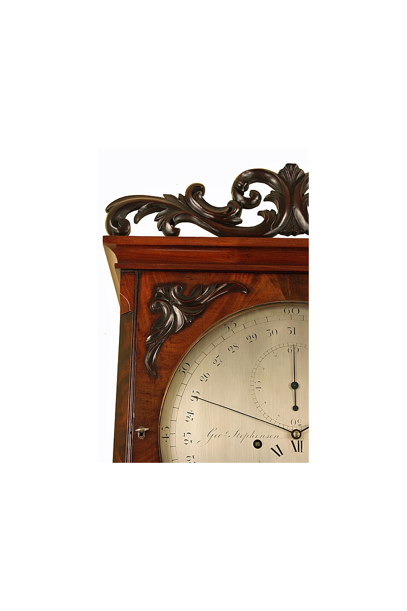 Antique Regulator Grandfather Clock by Stephenson of Warminster