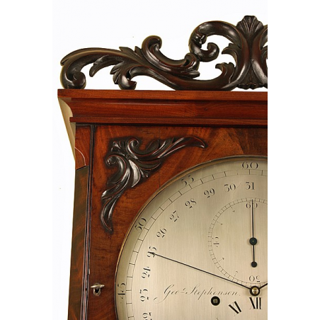 Antique Regulator Grandfather Clock by Stephenson of Warminster