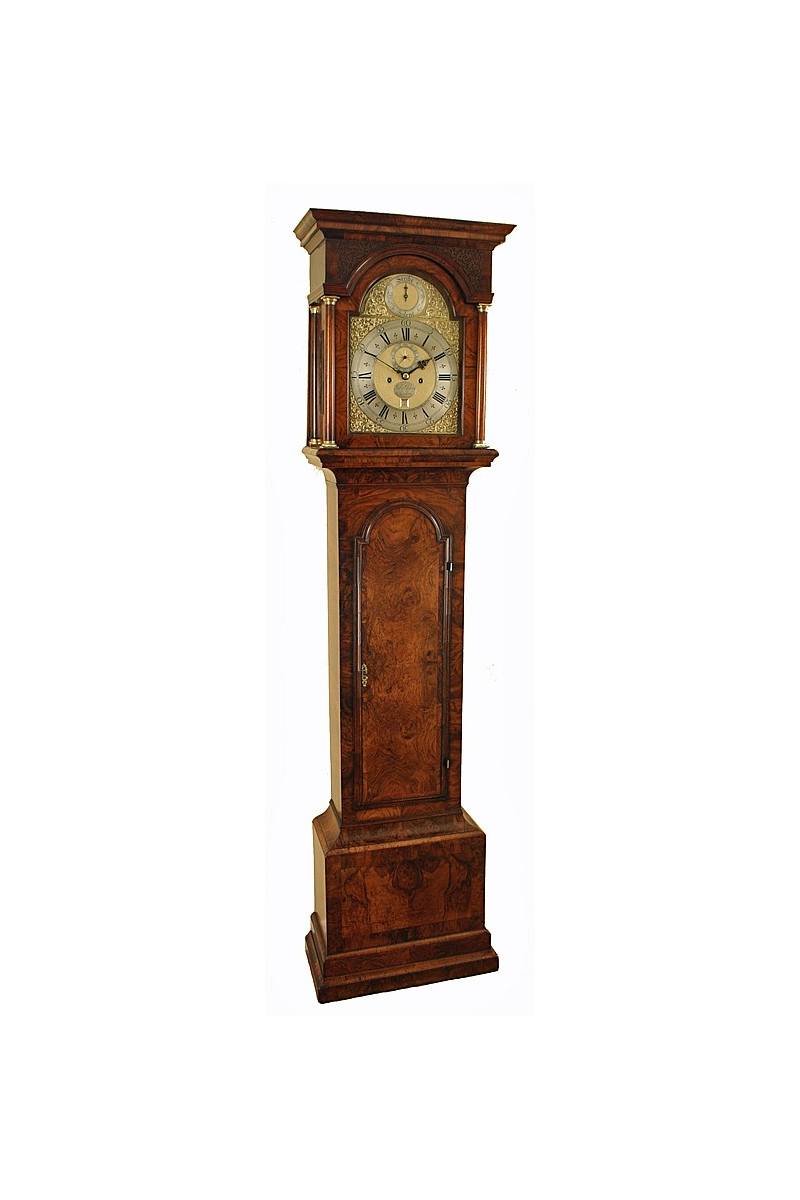 Walnut Grandfather Clock by John Berry of London Walnut Grandfather Clock by John Berry of London